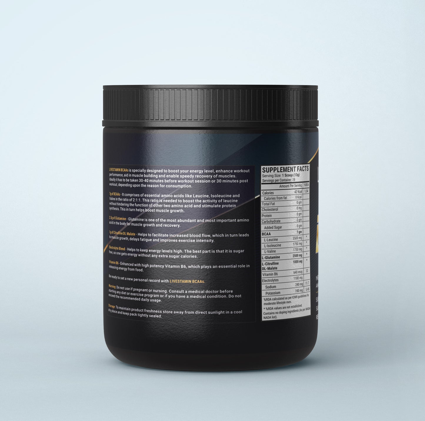 BCAA Powder Supplement