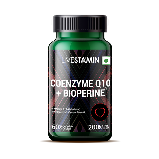 Coenzyme Q10 with Bioperine  (Piperine) 60 Veg Capsules