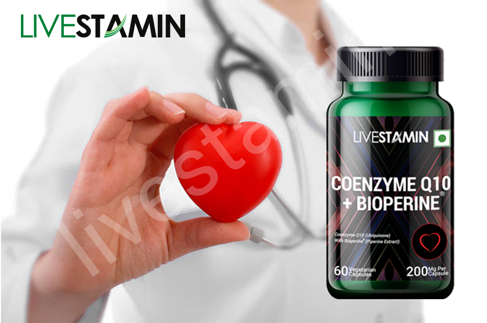 Coenzyme Q10 with Bioperine (Piperine) 60 Veg Capsules