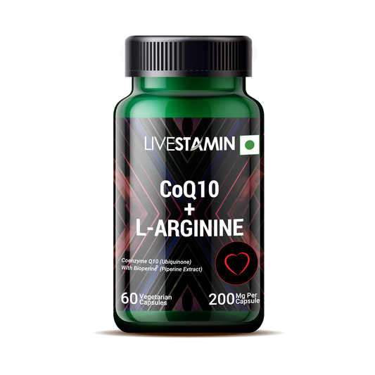 CoQ10 + L- Arginine 60 Veg Capsules