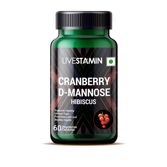 Cranberry Hibiscus & D-Mannose 60 Veg Capsules