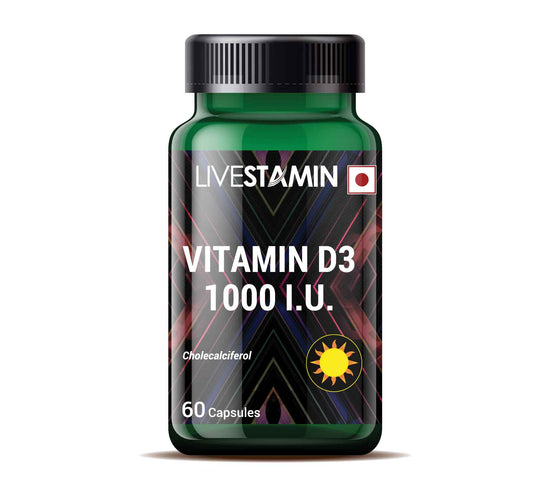 Vitamin D3 1000 I.U. Oil 60 Capsules