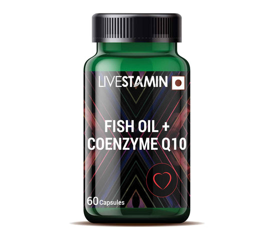 Fish Oil + Coenzyme Q10 60 Veg Capsules