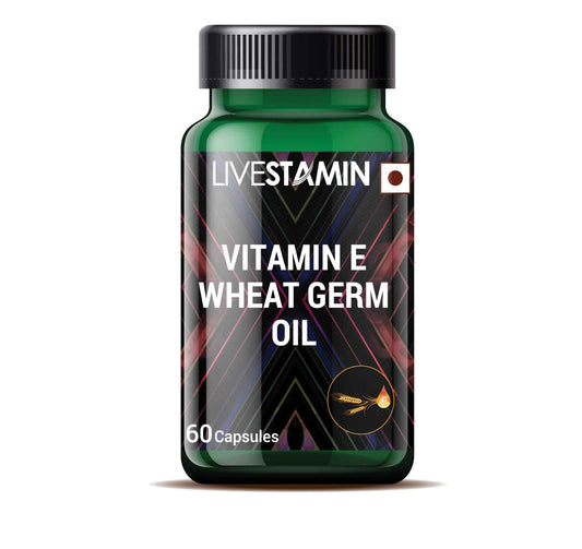Vitamin E Wheat Germ Oil 60 Capsules