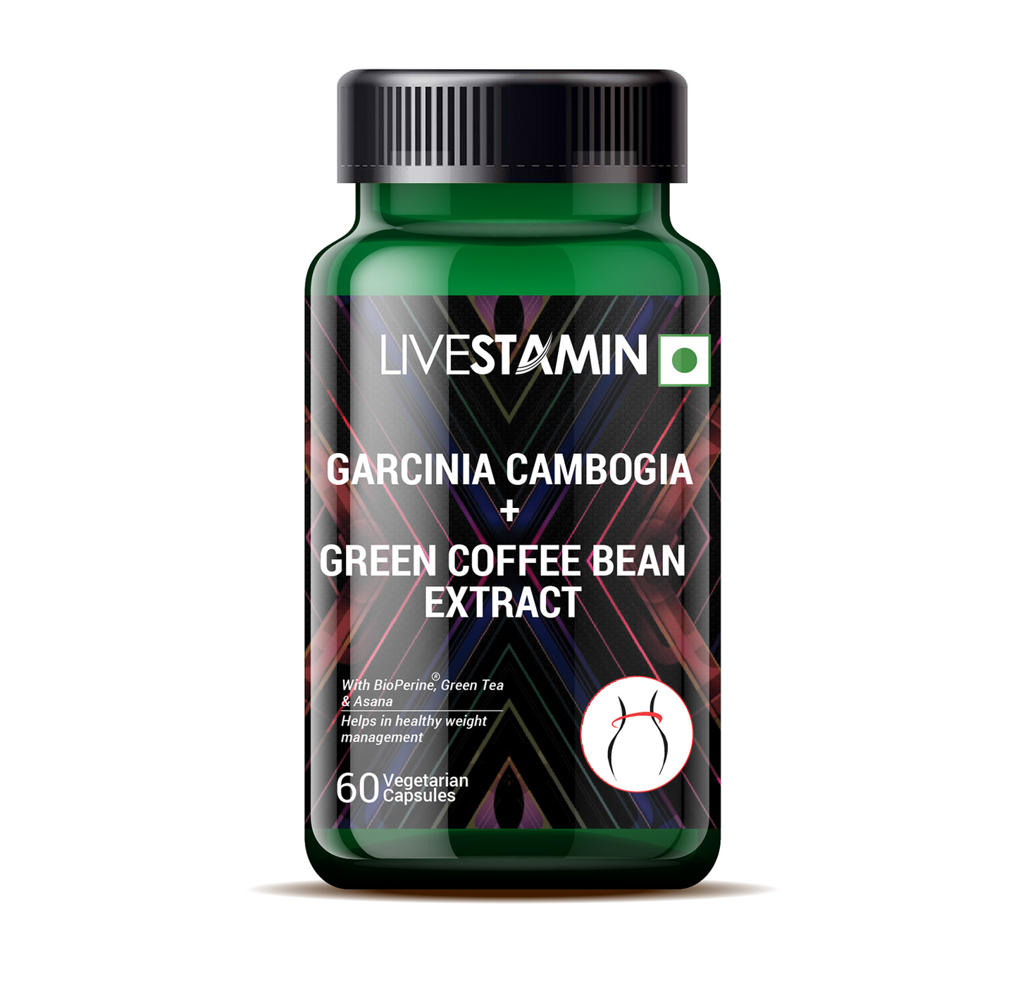 Garcinia Cambogia + Green Coffee Bean 60's Veg Capsules