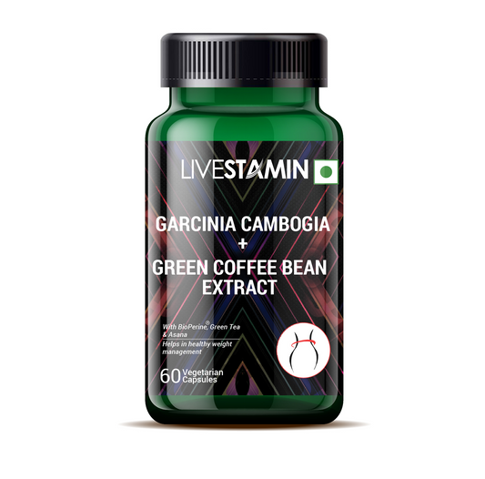 Garcinia Cambogia + Green Coffee Bean 60's Veg Capsules