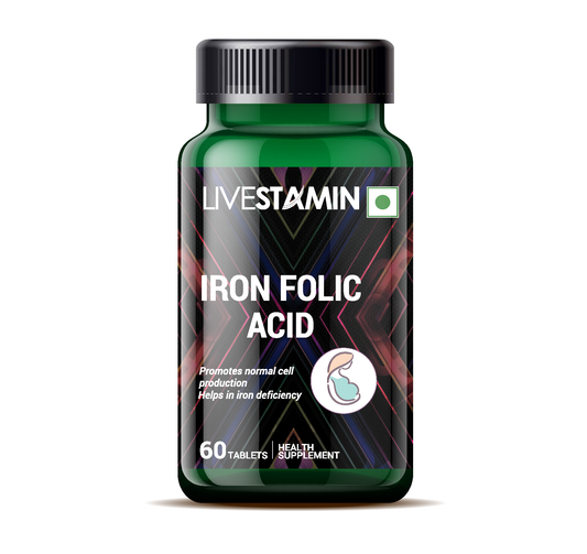 Iron + Folic Acid 60 Tablets