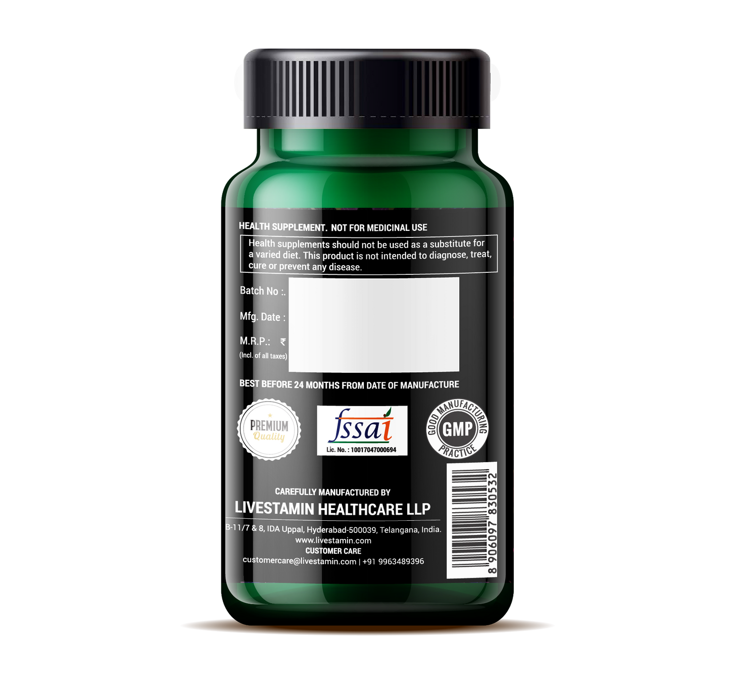 L-Arginine 60 Veg Capsules