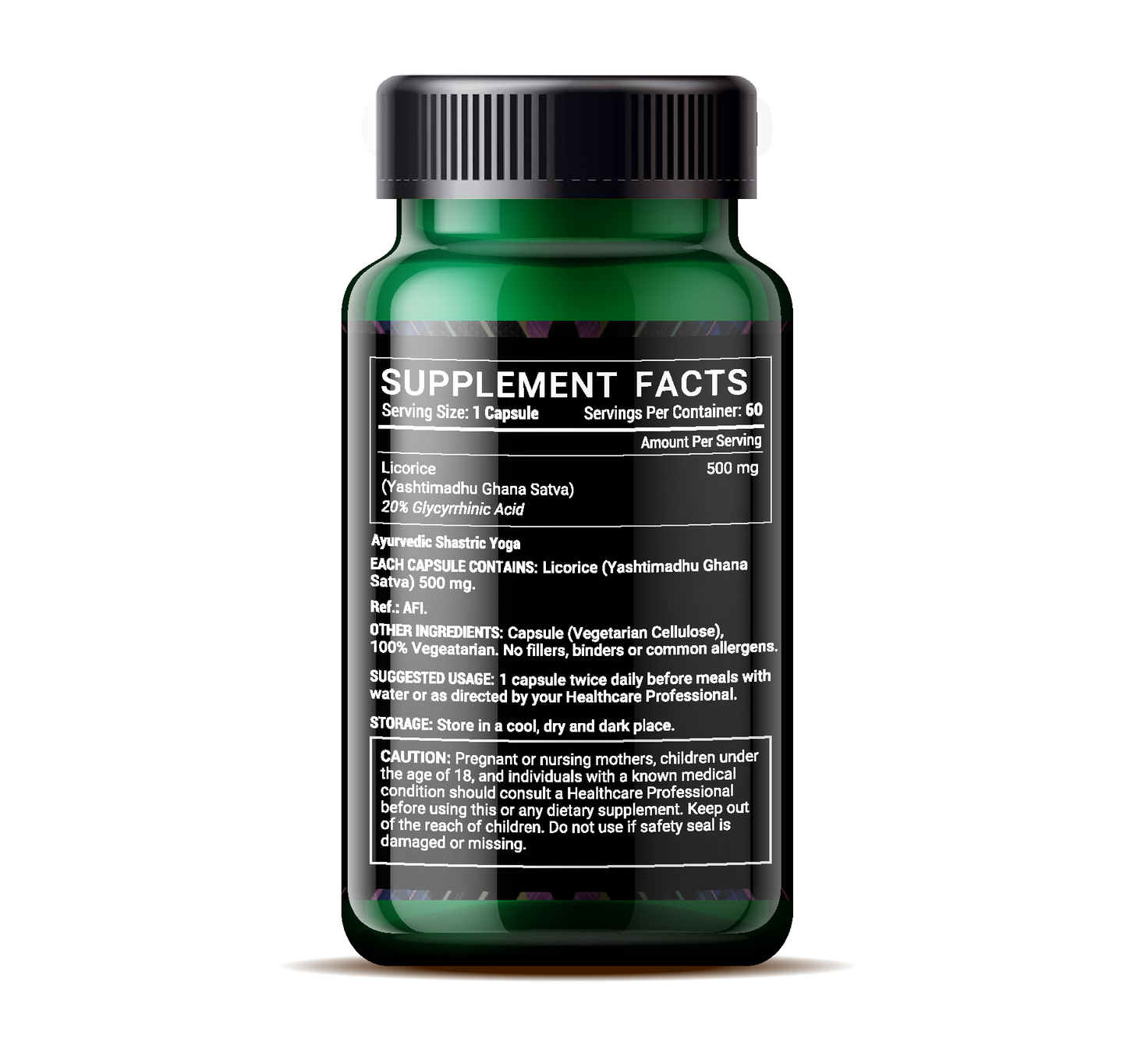 Licorice 60 Veg Capsules