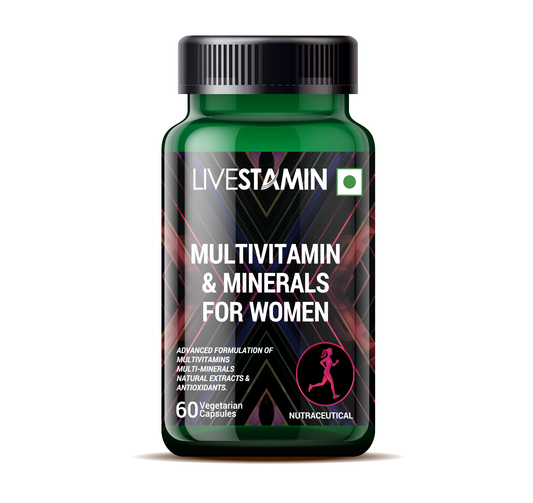 Multivitamin & Minerals For Women 60 Veg Capsules