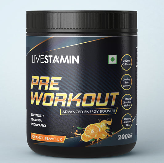 Pre Workout Supplement (Orange Flavour)