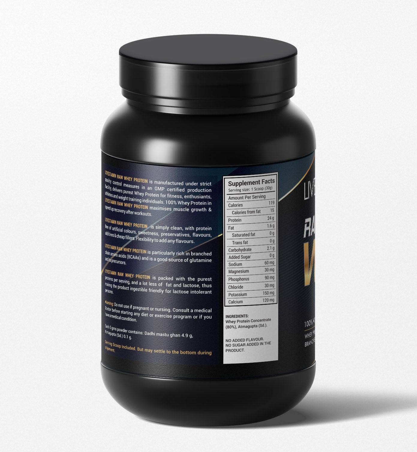 Raw Whey Protein Powder