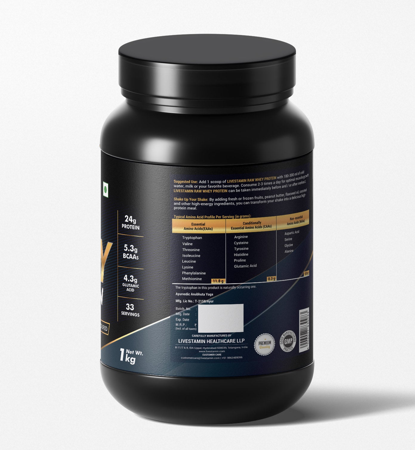 Raw Whey Protein Powder