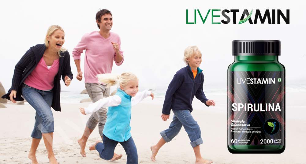 Spirulina 60 Veg capsules