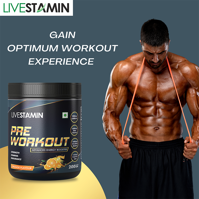 Pre Workout Supplement (Orange Flavour)