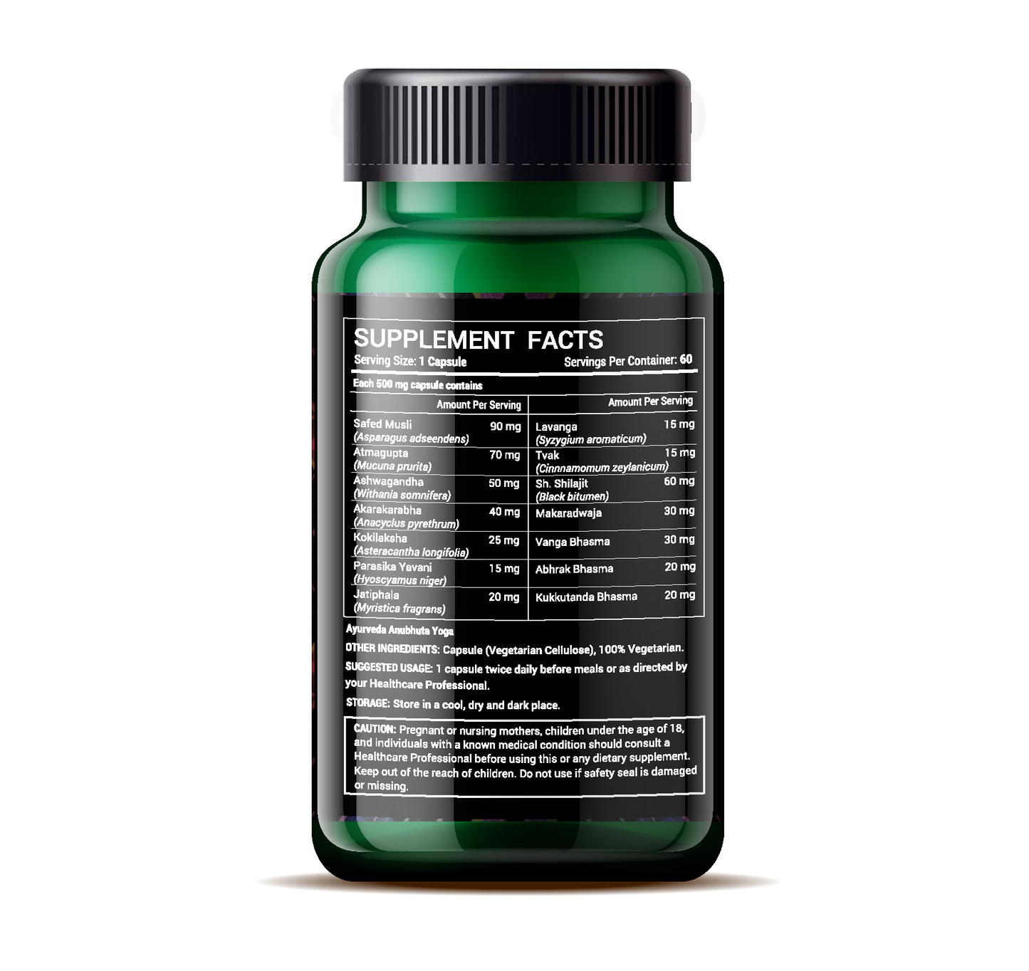 Vitality and Vigour Plus 60 Veg Capsules