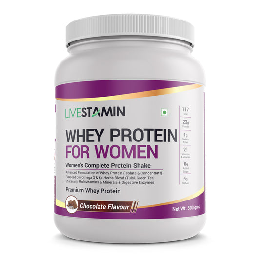 Whey Protein For Women with Ayurvedic Herbs (Chocolate Flavour)