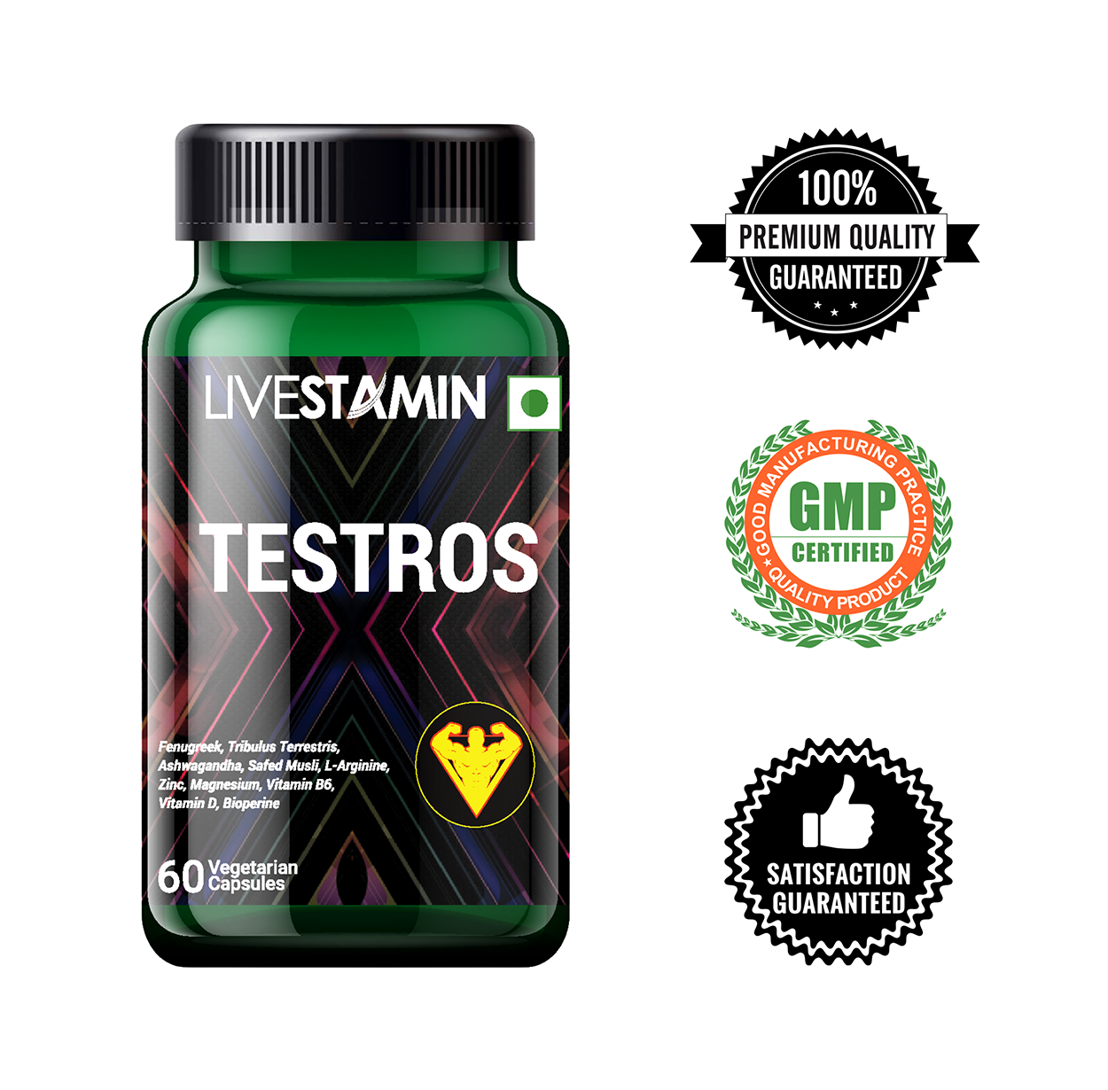 Testros 60 Veg Capsules