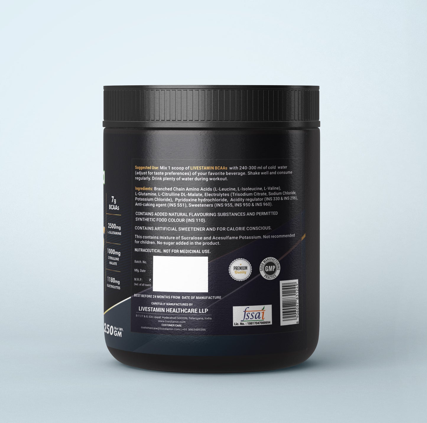 BCAA Powder Supplement