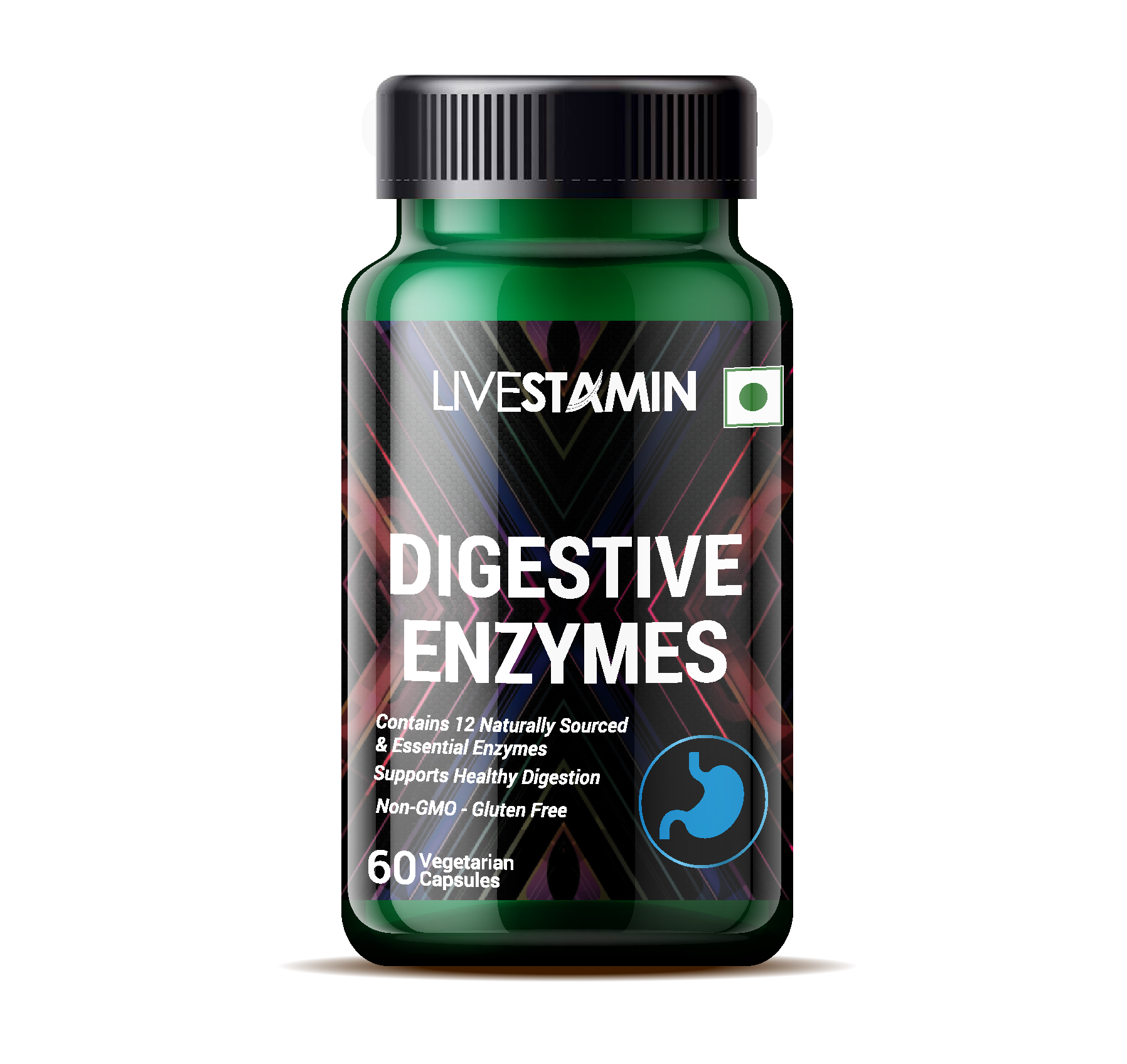 Digestive Enzymes 60 Veg Capsules livestamin