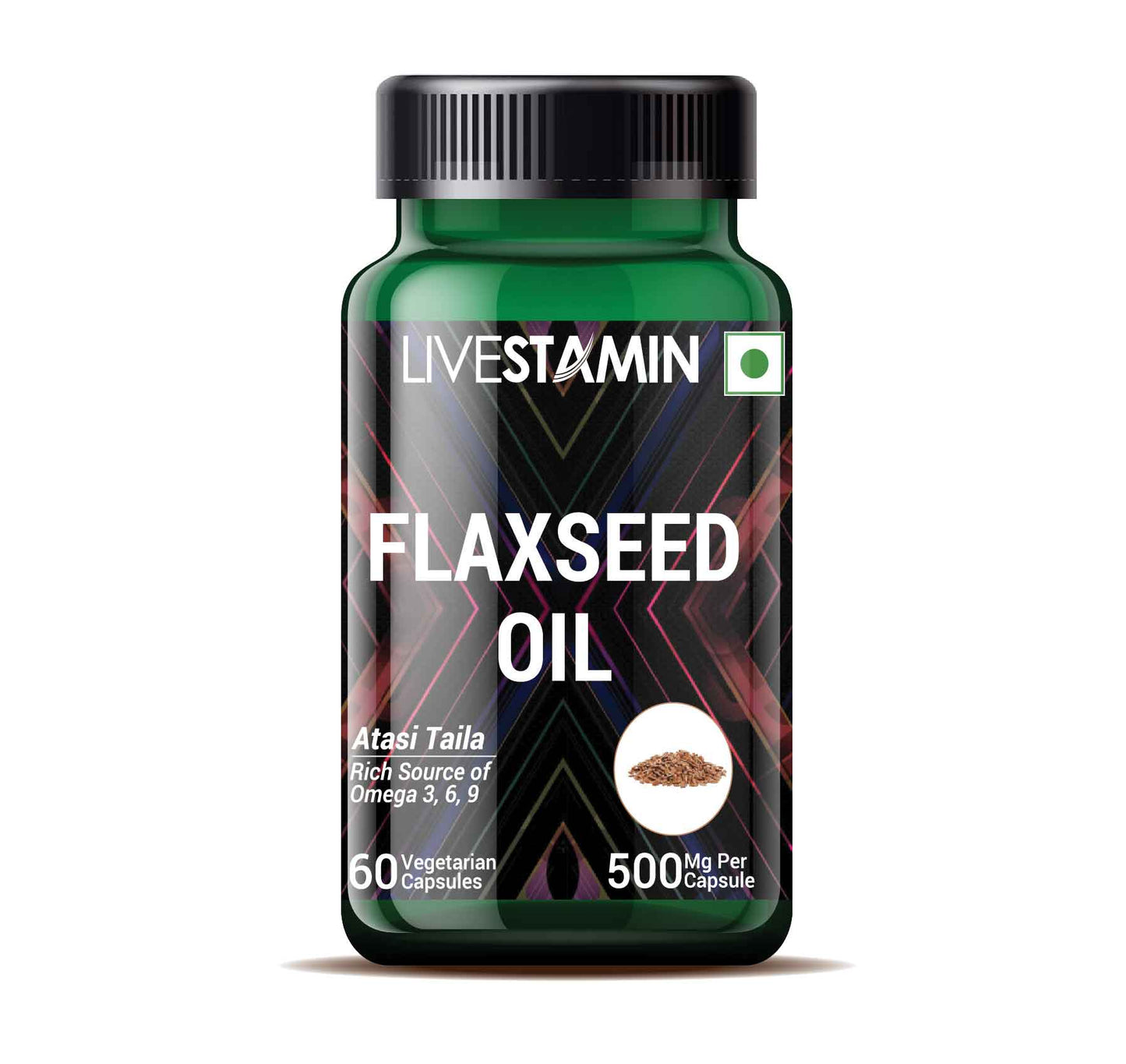 Flaxseed Oil 60 Veg Capsules