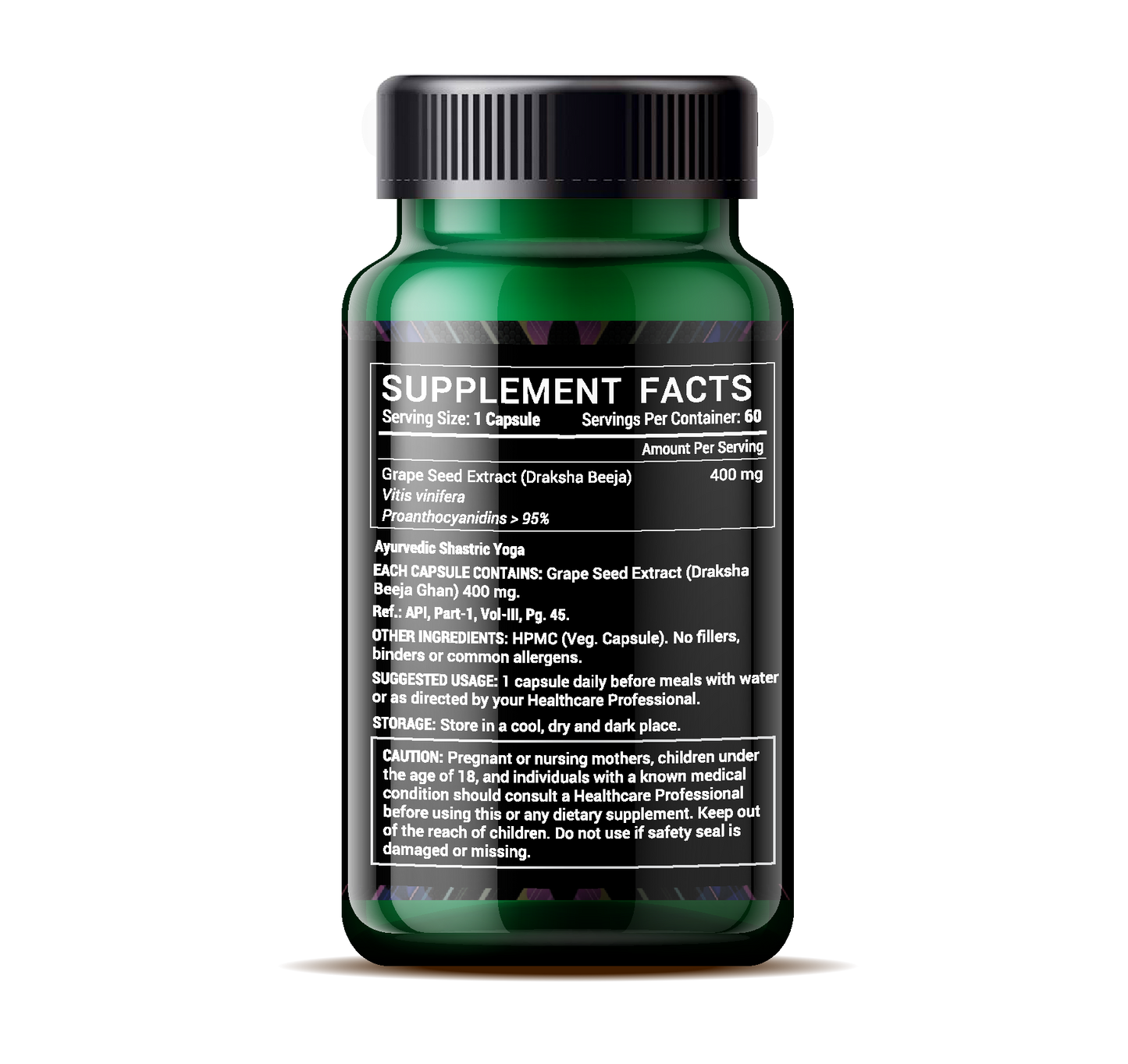 Grape Seed Extract 60 Veg Capsules