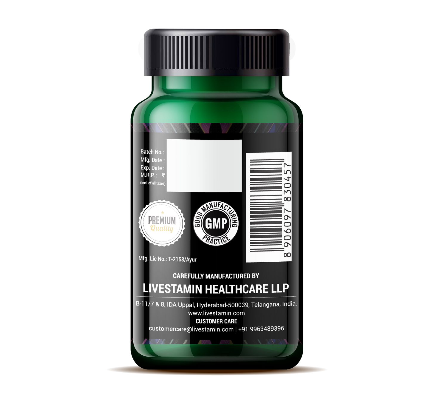 Green Coffee Bean Extract 60 Veg Capsules livestamin