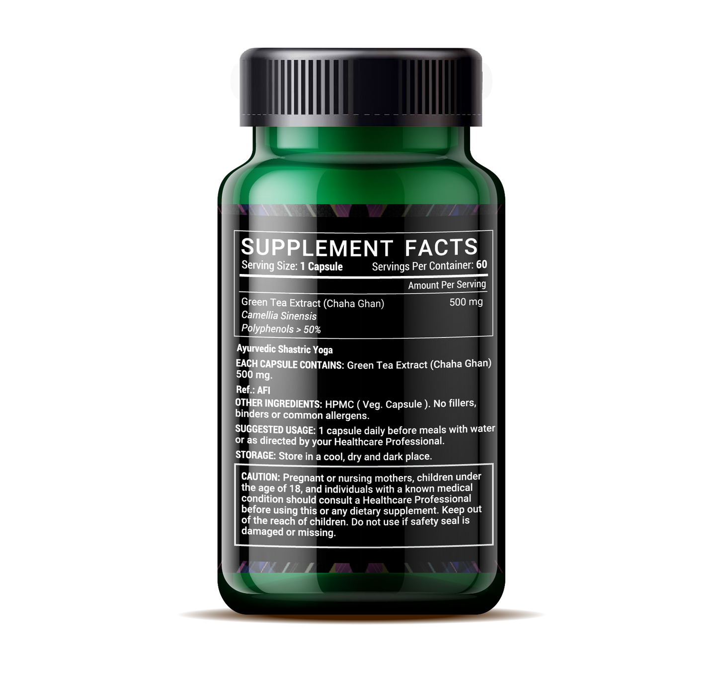 Green Tea Extract 60 Veg Capsules