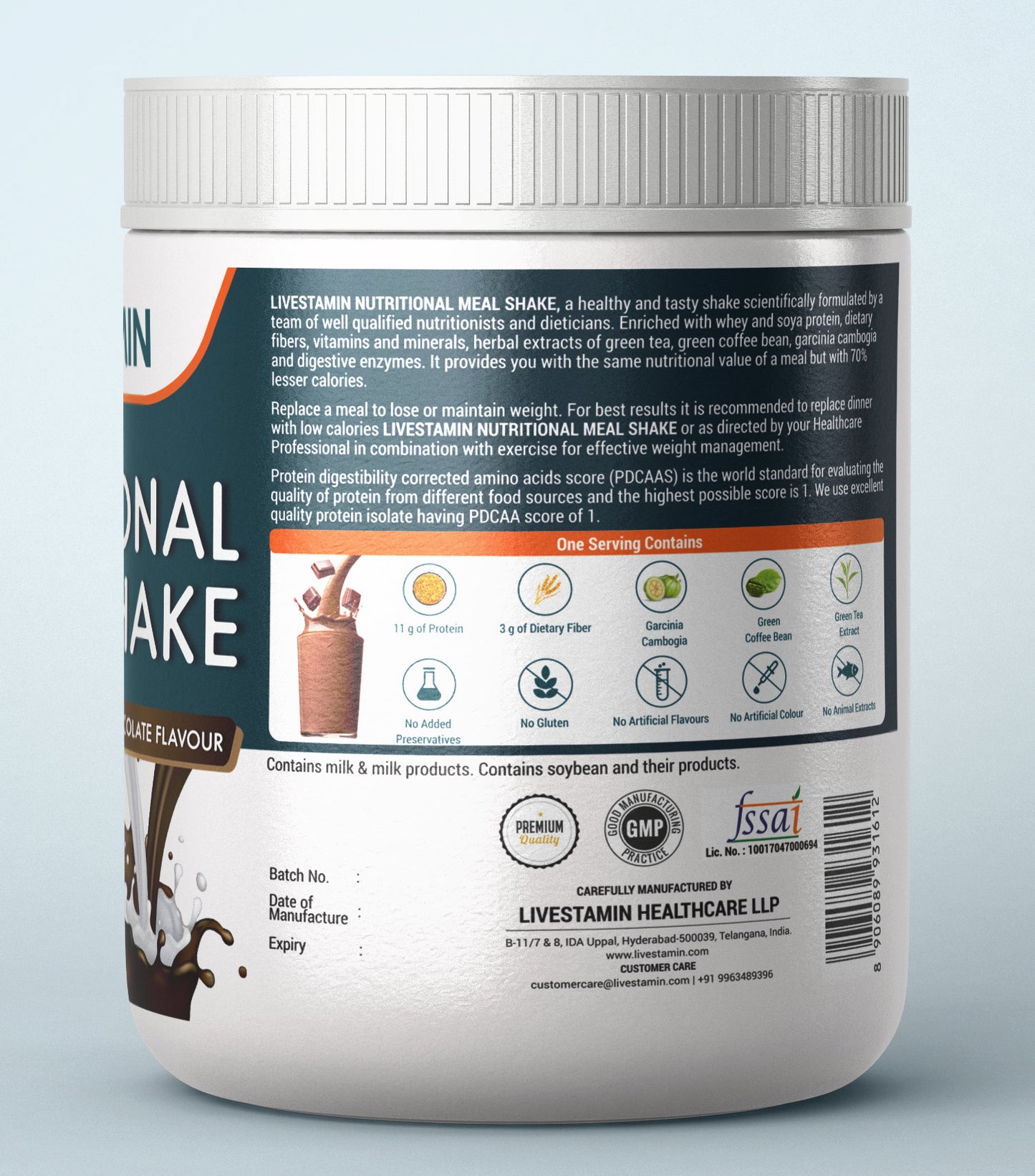 Nutritional Meal Shake Protein Powder