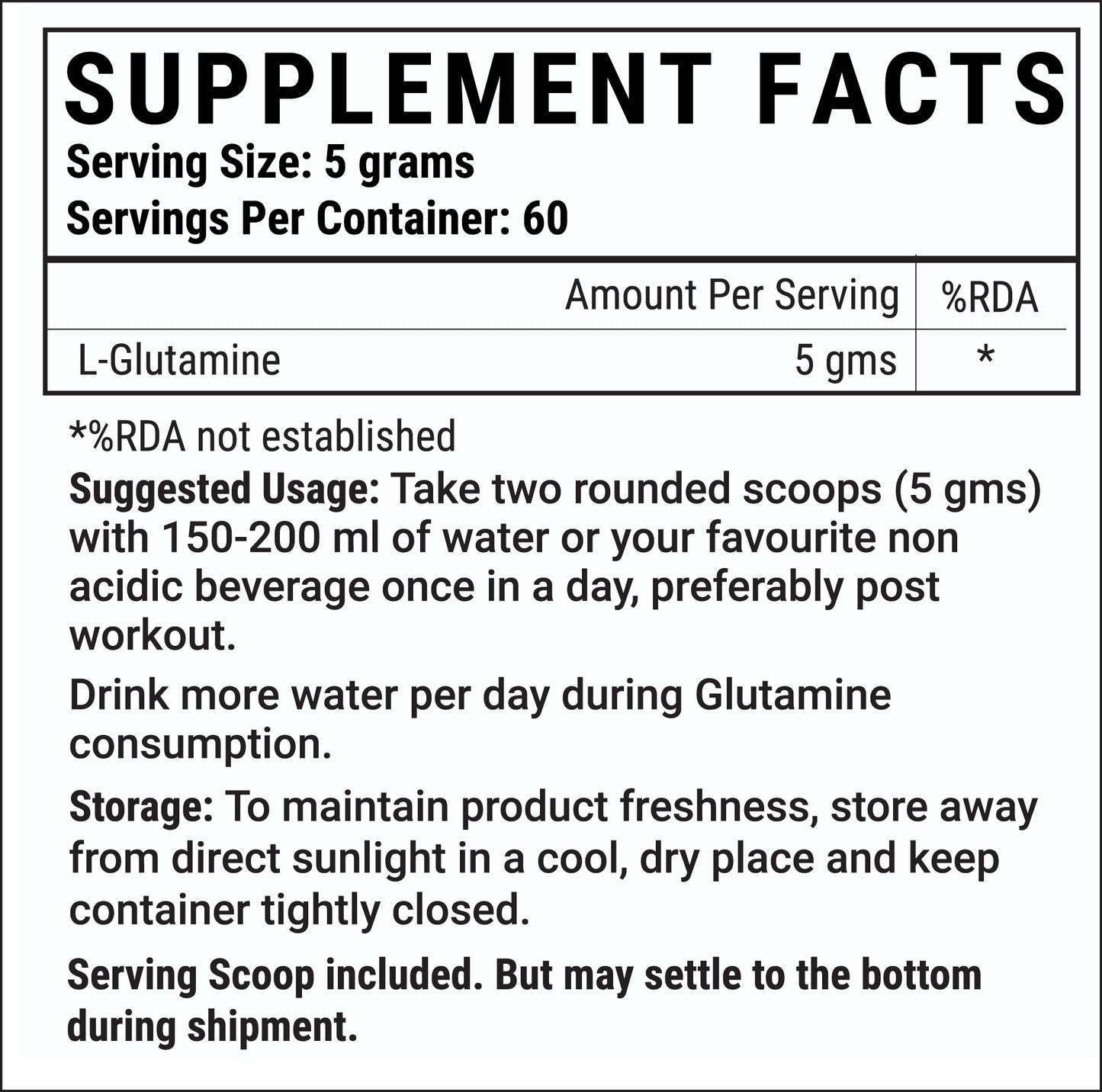 L Glutamine Powder